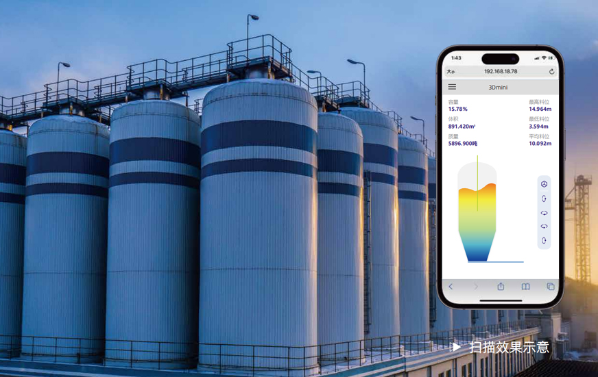 什么場景要選擇3D雷達物位計