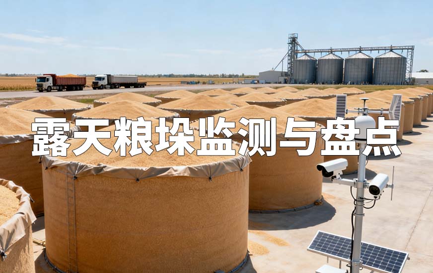 露天糧垛監(jiān)測與盤點