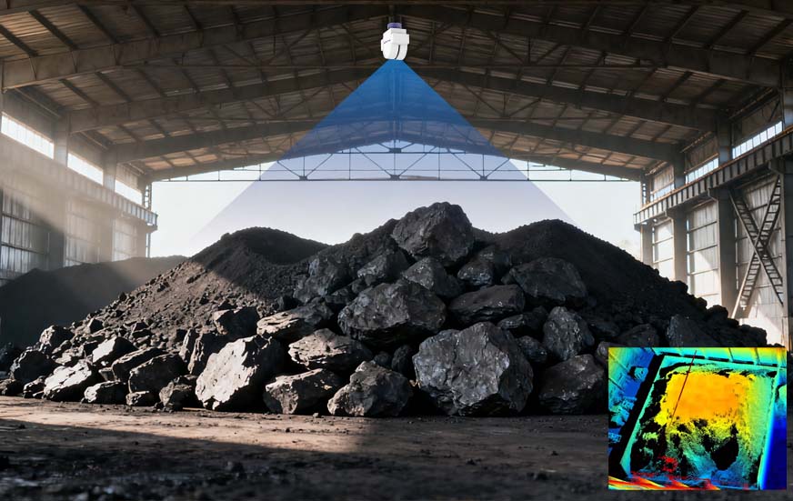 3D激光盤煤儀對不規(guī)則煤堆測量準嗎