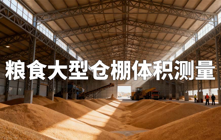糧食大型倉棚體積測量