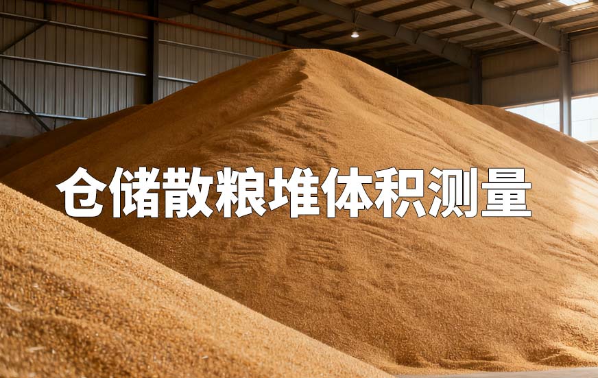 倉儲散糧堆體積測量