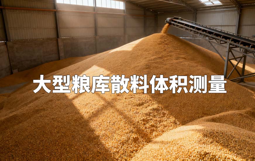 大型糧庫散料體積測量