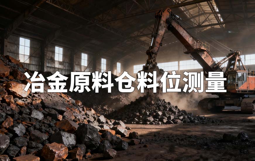 冶金原料倉料位測量