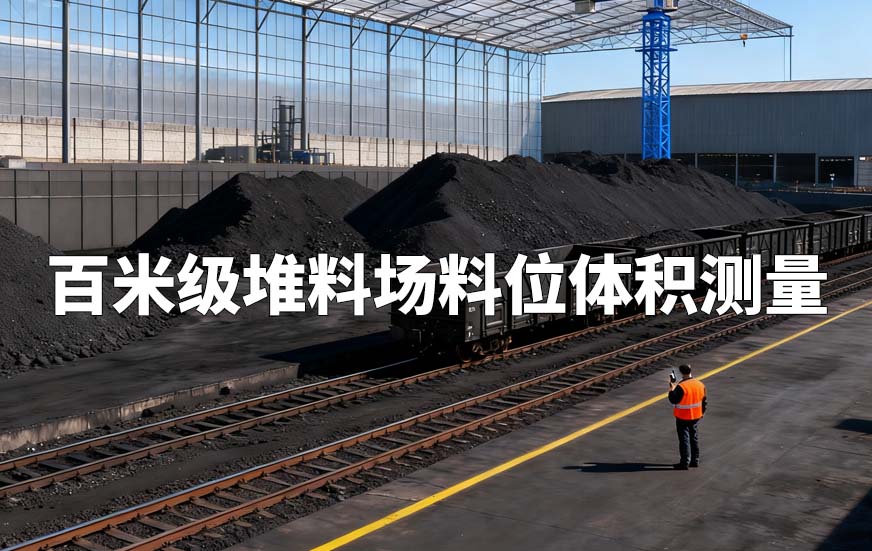 百米級(jí)堆料場(chǎng)料位體積測(cè)量 百米級(jí)堆料場(chǎng)料位體積測(cè)量