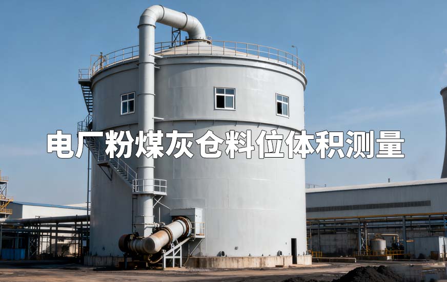 電廠粉煤灰倉料位體積測量