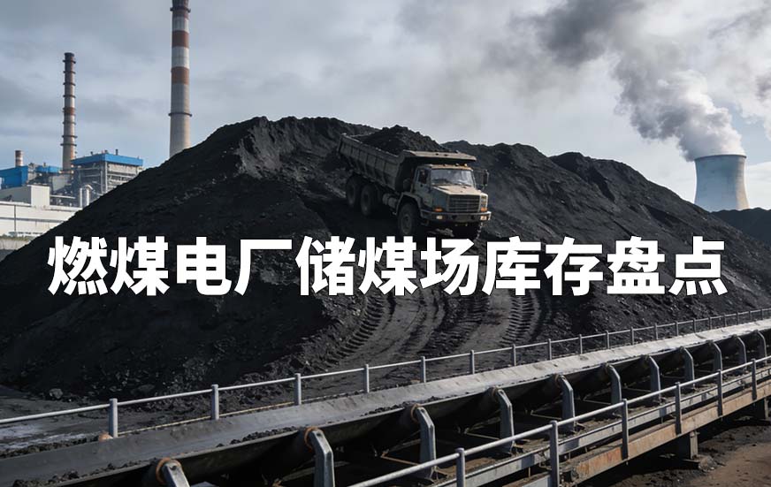 燃煤電廠儲煤場庫存盤點