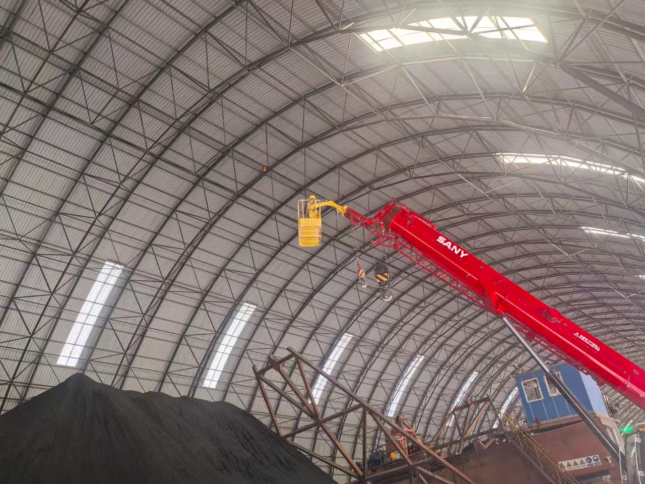 大型煤炭礦石堆體積測量1 大型煤炭礦石堆體積測量1